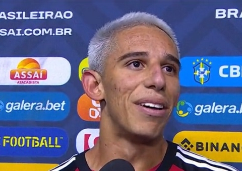 Amazonense Werton comemora primeiro gol pelo profissional do Flamengo