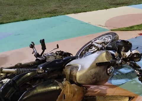 Motociclista tem a perna dilacerada ao ser arrastado por ônibus em Manaus