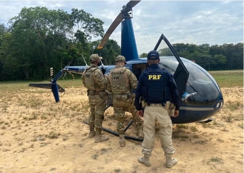 Mais de 200kg de drogas são apreendidos em helicóptero no Amazonas