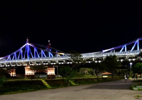 Ponte terá nova decoração após ter lâmpadas de LED roubadas em Manaus