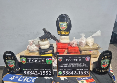 Traficante é preso com arma e 23 kg de drogas no Bairro Nova Conquista