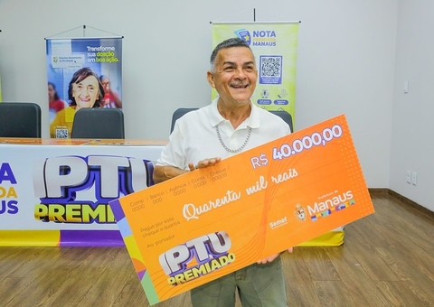 Contribuintes recebem prêmios de R$ 5 mil a R$ 40 mil do IPTU Premiado em Manaus