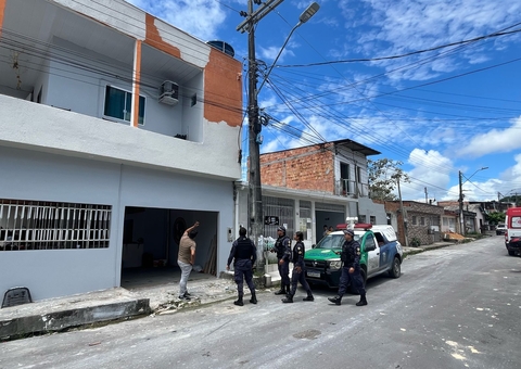 Homem sofre descarga elétrica enquanto pintava casa na Cidade Nova