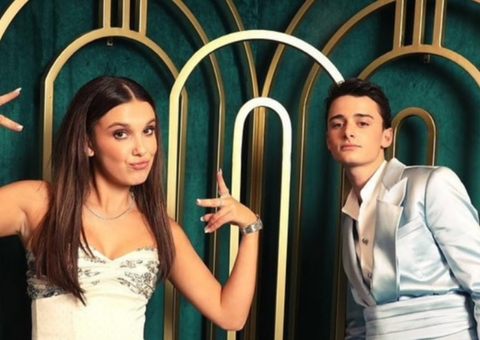 Millie Bobby Brown e Noah Schnapp surgem dançando funk brasileiro nos bastidores de Stranger Things