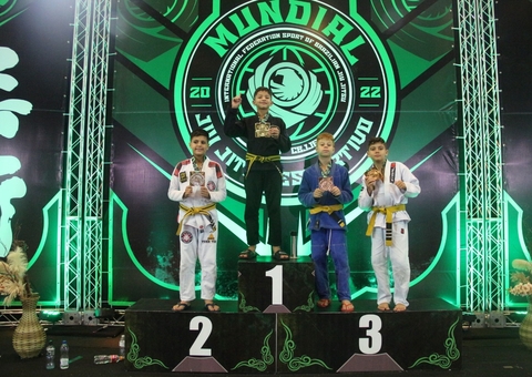 Amazonenses conquistam medalhas de ouro em Campeonato Mundial de Jiu-jitsu
