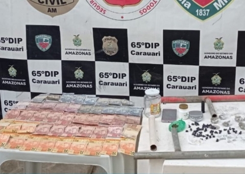 Homem é preso com drogas ao tentar fugir da polícia no Amazonas