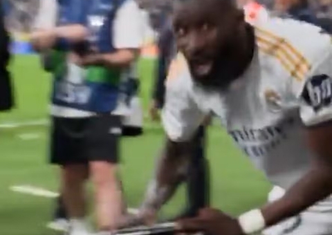 Após classificação do Real Madrid para a final da Champions, Rudiger beija VAR