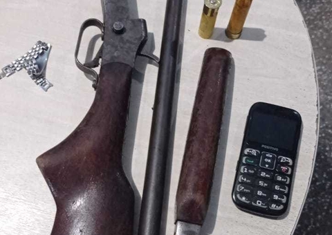 Homem é preso após tentar matar rival a tiros de espingarda no Amazonas