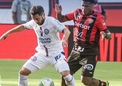 Vitória empata com Bahia e segue sem vencer no Brasileirão
