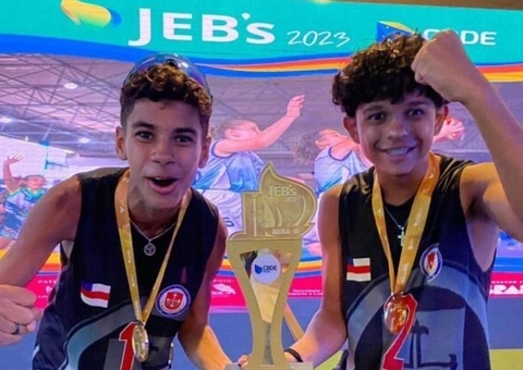 Dupla amazonense conquista ouro no vôlei de praia nos Jogos Escolares Brasileiros, em Brasília