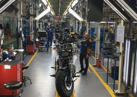 Entidade espera crescimento de 10,5% na produção de motocicletas este ano em Manaus