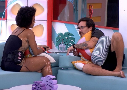 Natália tem crise de ciúmes de Eliezer com Larissa