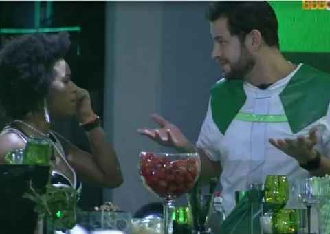 Gustavo alerta Natália sobre paredão: 'meu alvo agora é você'