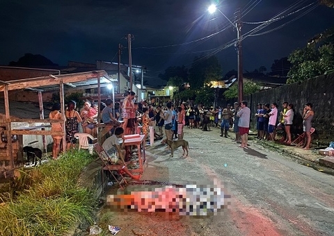 Pai e filho são executados enquanto vendiam churrasco no domingo de Páscoa em Manaus