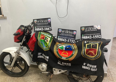 Homem é preso e 2 motos são apreendidas em ações distintas em Manaus