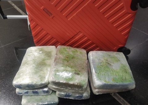 Mulher é presa com 10kg de drogas ao tentar embarcar no aeroporto de Manaus