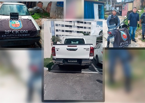 Polícia recupera 3 veículos roubados em Manaus