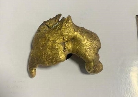 Mulher é presa com ouro ilegal, avaliado em R$ 36 mil, no Amazonas