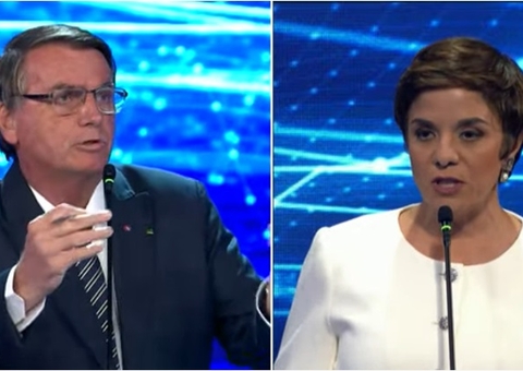 Bolsonaro ataca jornalista Vera Magalhães durante debate: 'vergonha para o jornalismo'