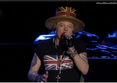 Guns N' Roses faz homenagem para Rainha Elizabeth II no Rock in Rio 2022