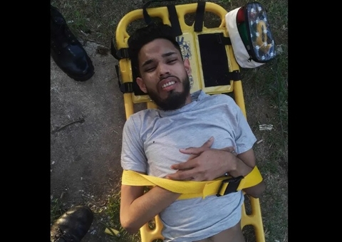 Suspeito de esquartejar idosa é preso após se jogar de apartamento