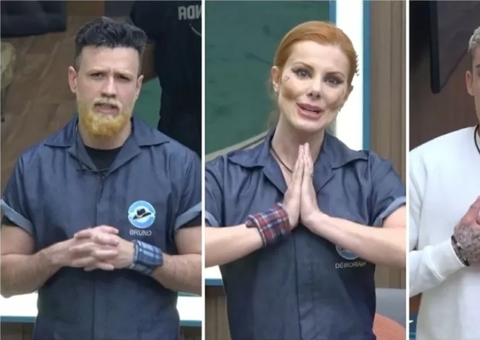 Bruno, Deborah e Tiago se enfrentam na 1ª roça em A Fazenda