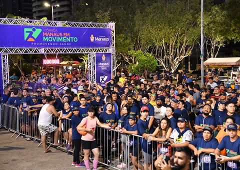 Mais de 5 mil pessoas participam de corrida 'Manaus em Movimento'