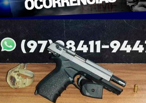 Dupla armada é presa ao passear de moto no Amazonas