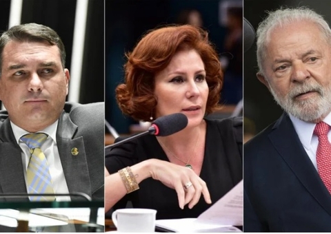 Flávio Bolsonaro e Carla Zambelli são multados pelo TSE por notícia falsa contra Lula