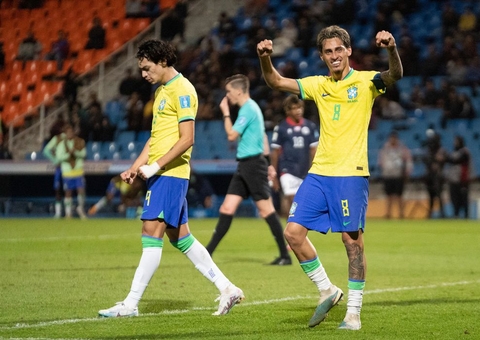 De goleada, Brasil vence República Dominicana por 6 a 0 no Mundial Sub-20