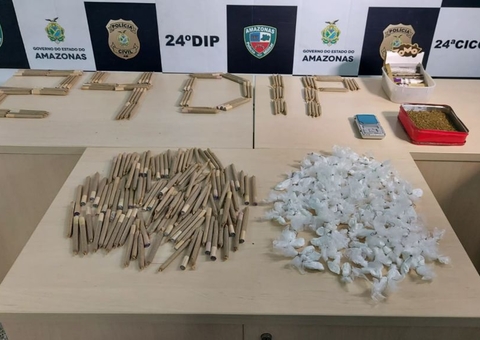 Homem é preso com mais de 200 cigarros de maconha em Manaus
