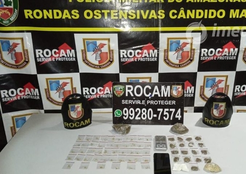 Traficante é preso e revela esconderijo de drogas em Manaus