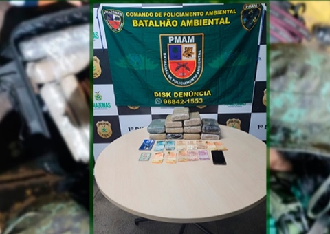 Maconha avaliada em mais de R$ 31 mil é apreendida no Amazonas