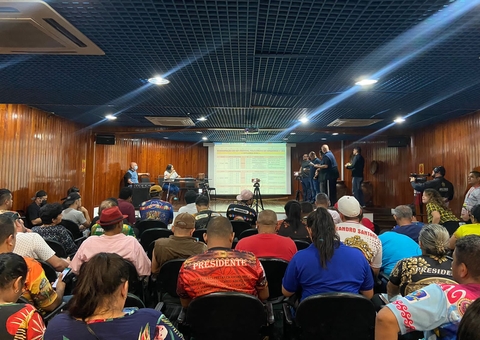 Agremiações participam do sorteio da categoria Ouro do Festival Folclórico do Amazonas