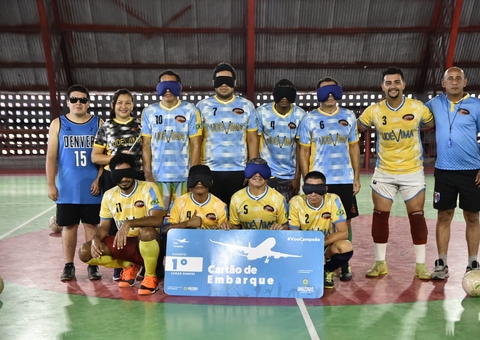 Equipe amazonense de futebol de cegos embarca para campeonato no Mato Grosso