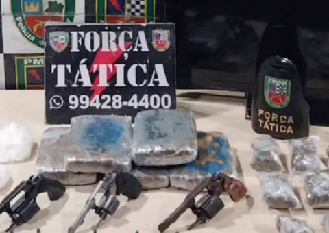 Passageiro é preso com mala recheada de drogas em carro de app em Manaus