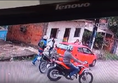 Ao amanhecer, assaltantes amedrontam moradores em Manaus; vídeo
