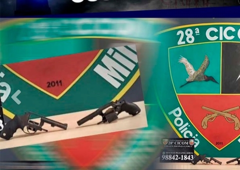 Polícia recupera armas roubadas de vigilantes de cemitério em Manaus