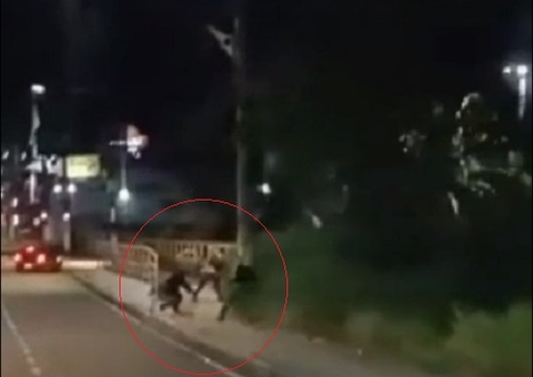 Motorista filma criminosos escondidos em mata para assaltar pedestres em Manaus; vídeo