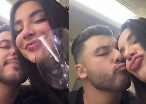 Murilo Huff prepara surpresa e oficializa namoro com Gabriela Versiani