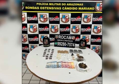 Adolescentes são apreendidos com drogas em Manaus
