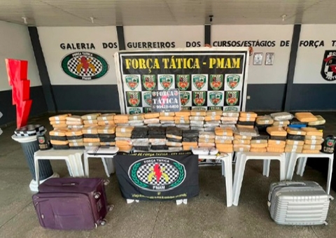 Dupla é presa ao esconder mais de 200kg de drogas em casa em Manaus