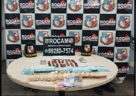 Traficante foge da polícia e abandona bolsa com drogas e mais de R$ 4 mil em Manaus