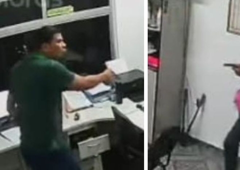 Suspeitos de assaltar empresa são procurados pela polícia em Manaus; vídeo