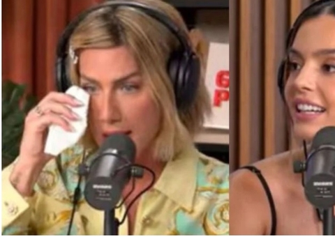 Giovanna Ewbank chora ao lembrar namoro do irmão com Lancellotti
