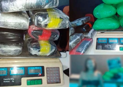 Mulher é presa com drogas avaliadas em R$ 100 mil no Amazonas	