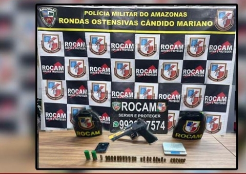 Homem é preso com arma após discussão em família no Amazonas
