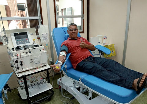 ‘Meu sangue vem salvando vidas há 13 anos', ressalta doador com sangue raro no Amazonas