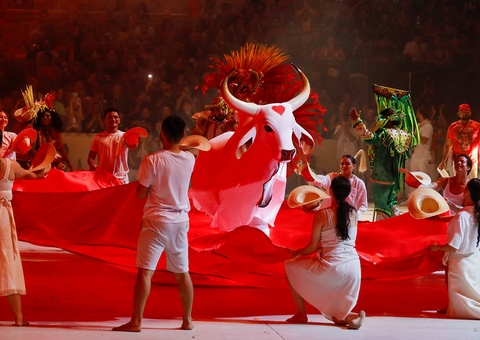 Segredo da Transcendência: Boi Garantido abre 3ª noite do Festival de Parintins