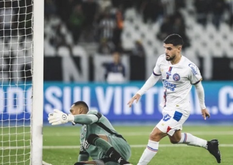 Copa do Brasil: Botafogo e Bahia empatam no jogo de ida das oitavas de final